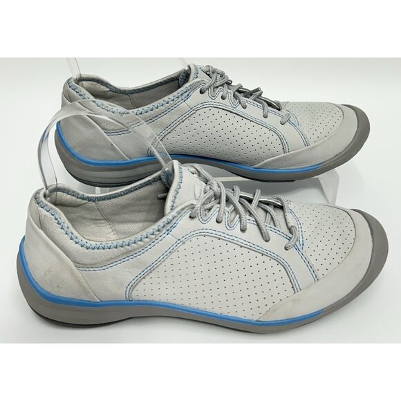 Privo By Clarks Sneaker Women's Sz 7.5M Gray Blue Lace Up Running Comfort - Picture 1 of 5